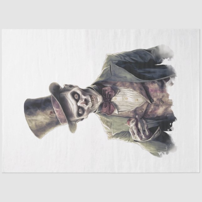 Papel De Seda Uma coleção de Design de Halloween 5 (Frente )