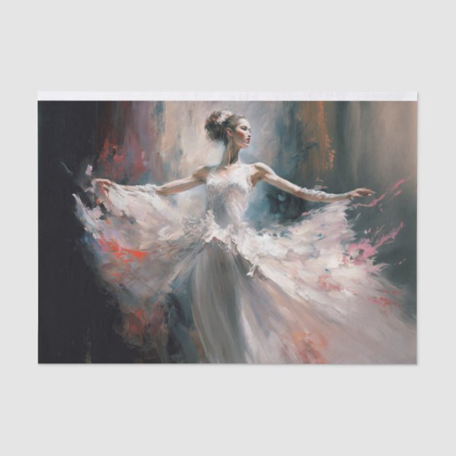 Papel De Seda Uma dança de cores (Frente )