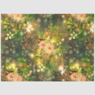 Papel De Seda Uma Fada no Design 15 da Série Jardim