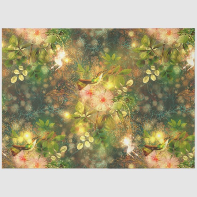 Papel De Seda Uma Fada no Design 15 da Série Jardim (Frente )