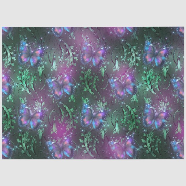 Papel De Seda Uma Fada no Jardim Série Design 5 (Frente )
