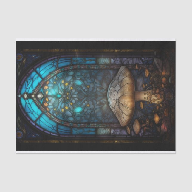 Papel De Seda Uma janela no mundo cogumelo (Frente )