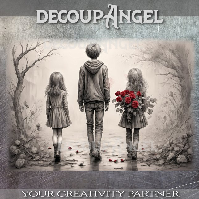 Papel De Seda Uma Obrigação Silenciosa - Decoupage - (Criador carregado)