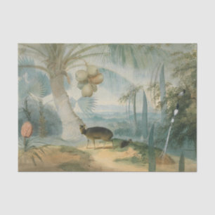 Papel De Seda Uma paisagem no Ceilão por Samuel Daniell