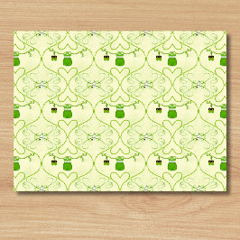 Papel De Seda Uma Pequena Sortuda, Uma Menina De Shamrock