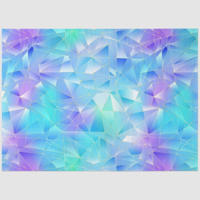 Papel De Seda Uma Sereia Crystal Series Design 1 (Frente )