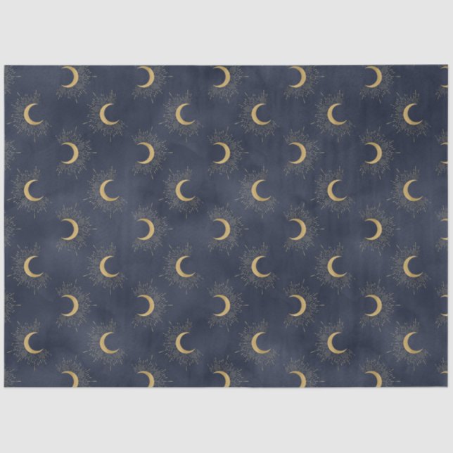 Papel De Seda Uma Série Celestial Starry Night Design 6 (Frente )
