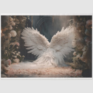 Papel De Seda Uma Série de Anjo Branco Design 10