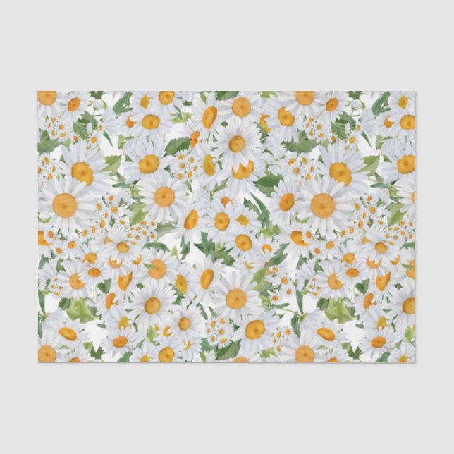 Papel De Seda Uma Série de Design de Camomila 12 (Frente )