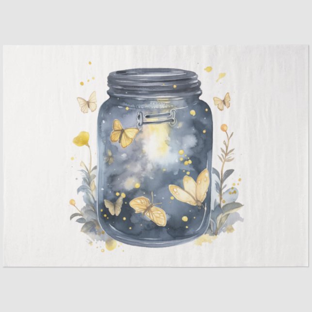 Papel De Seda Uma Série de Design de Firefly Rústico 3 (Frente )