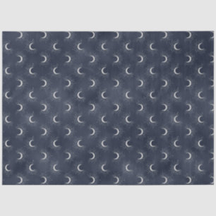 Papel De Seda Uma Série de Design de Noite Estrelada Prateada 7