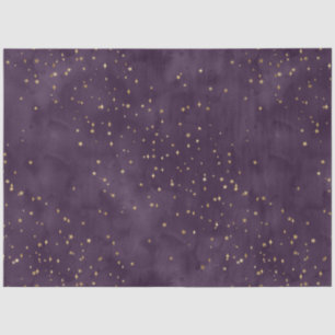 Papel De Seda Uma Série de Design de Noite Estrelada Roxa 11