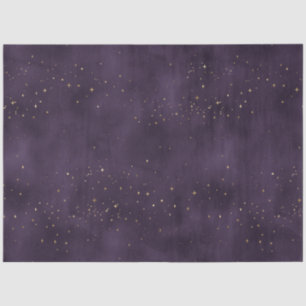 Papel De Seda Uma Série de Design de Noite Estrelada Roxa 6