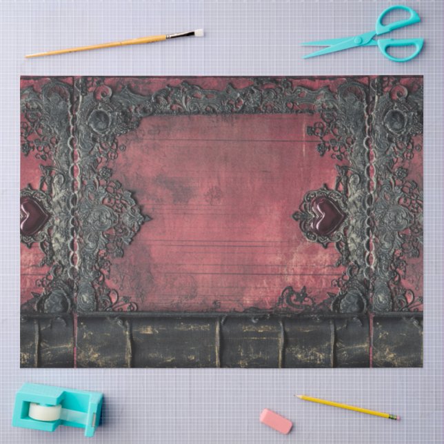 Papel De Seda Uma Série de Design Romance e Gótico #11 (Arte )