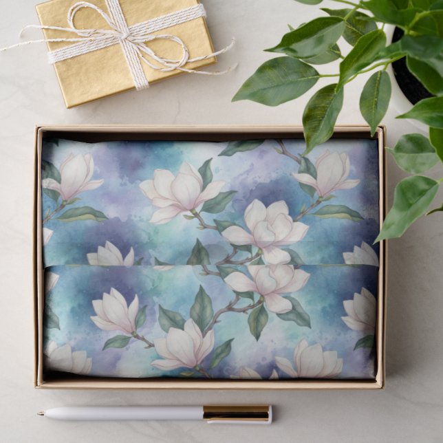 Papel De Seda Uma Série de Páscoa Azul e Rosa Design #10 (Presente)