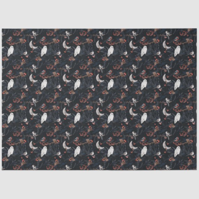 Papel De Seda Uma Série de Woodland Design 4 (Frente )