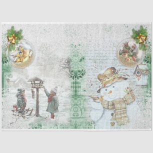 Papel De Seda Uma Série Let it Snow Design 5