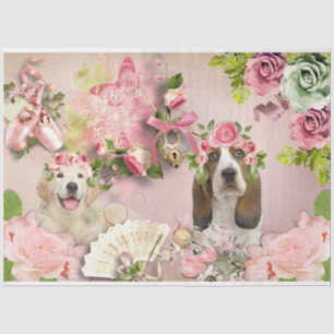Papel De Seda Uma Série Shabby Chic Design 14
