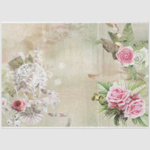 Papel De Seda Uma Série Shabby Chic Design 34