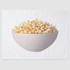 Papel De Seda Uma tigela de pipoca