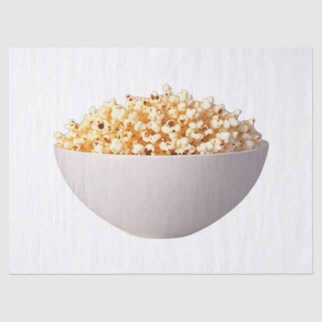 Papel De Seda Uma tigela de pipoca (Frente )