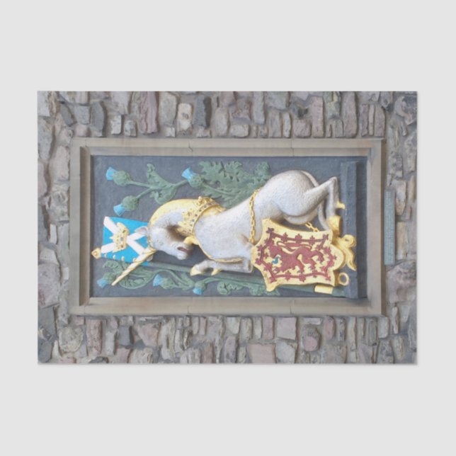 Papel De Seda Unicórnio, Holyrood Palace (Frente )