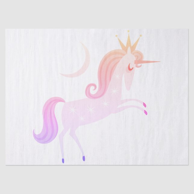 Papel De Seda unicórnio mágico (Frente )