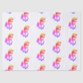 Papel De Seda Unicórnio Neon