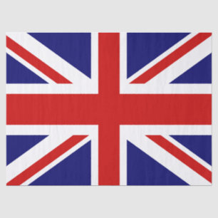 Papel De Seda Union Jack Flag do Reino Unido