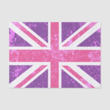 Union Jack, roxo e rosa