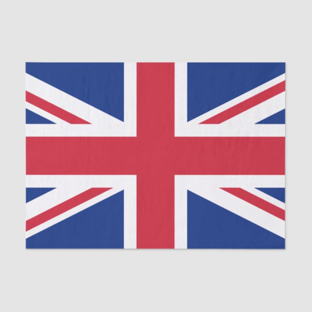 Papel De Seda United Kingdom fashion, British Flag tissue paper (Frente )