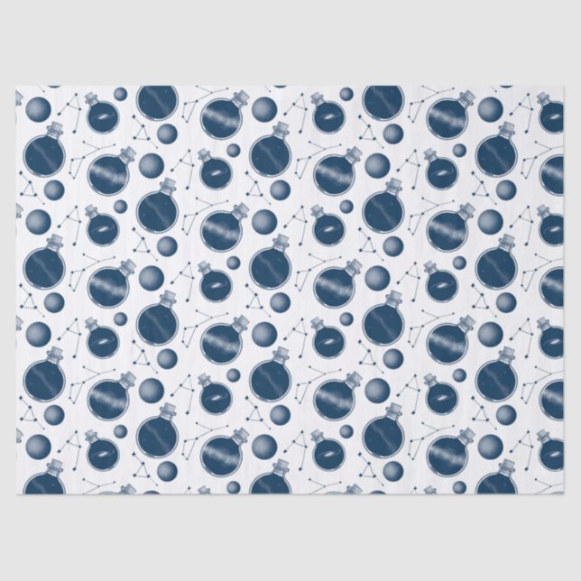 Papel De Seda Universo em uma garrafa (Frente )