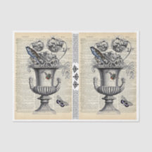 Urn Floral com Ave e Abelha