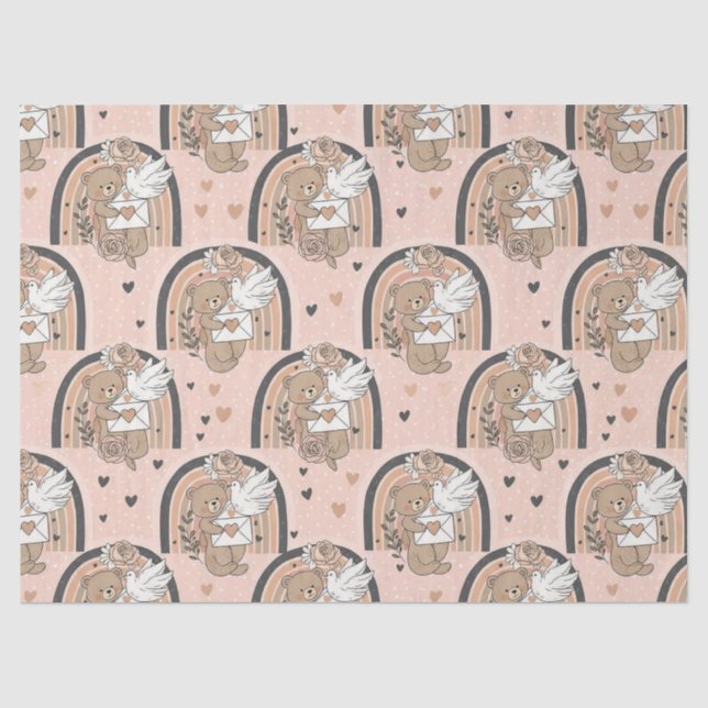 Papel De Seda Ursa de Berlim com Arco-Íris -Terroso (1) (Frente )