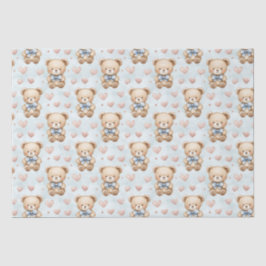Papel De Seda Urso bebê bonito