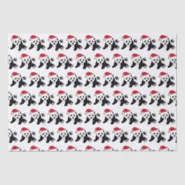 Papel De Seda Urso de Panda de Natal bonito no Natal