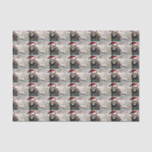 Papel De Seda Urso de urso Papai Noel