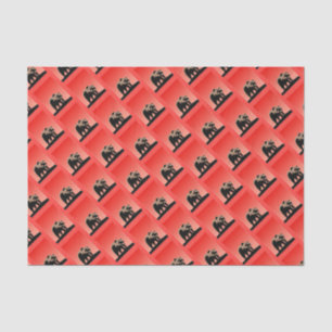 Papel De Seda Urso Grizzly no Sunset - Arte Original sobre Vida