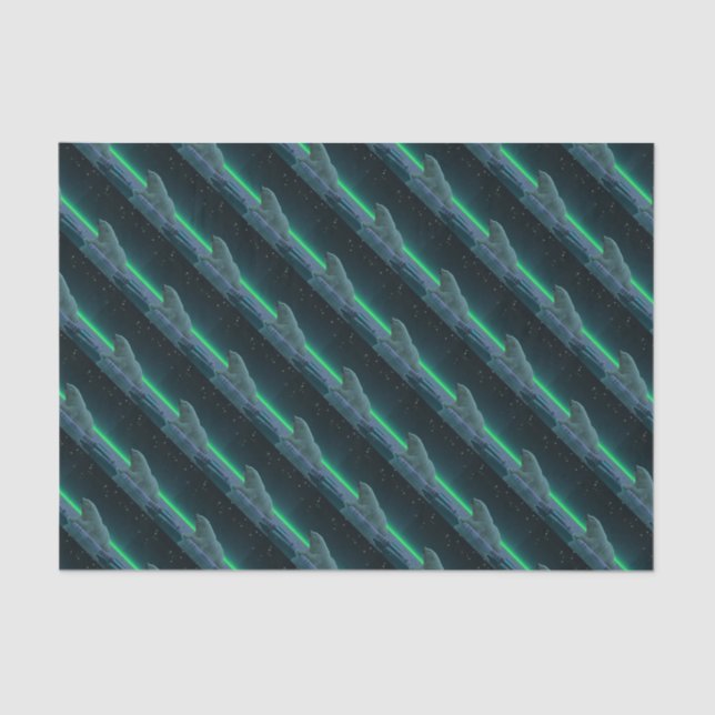 Papel De Seda Urso Polar De Borda De Gelo (Frente )