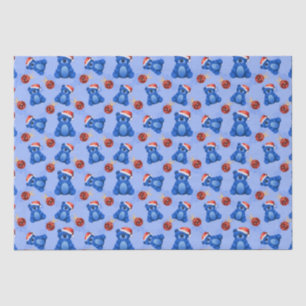 Papel De Seda Ursos de Teddy de Natal Bonitos
