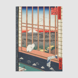 Papel De Seda Utagawa Hiroshige - Campos de arroz Asakusa