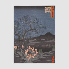 Papel De Seda Utagawa Hiroshige - Fotos do Ano Novo