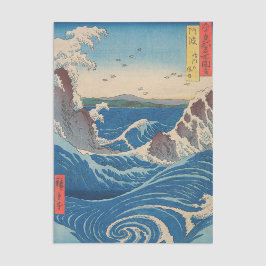 Papel De Seda Utagawa Hiroshige - Naruto Whirlpool, Província de