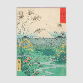 Papel De Seda Utagawa Hiroshige - Planície de Otsuki na provínci