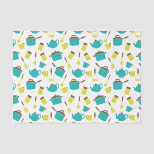 Papel De Seda Utensílios de Cozinha Coloridos, Decoupagem