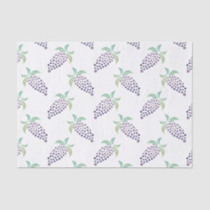 Papel De Seda Uvas da aguarela