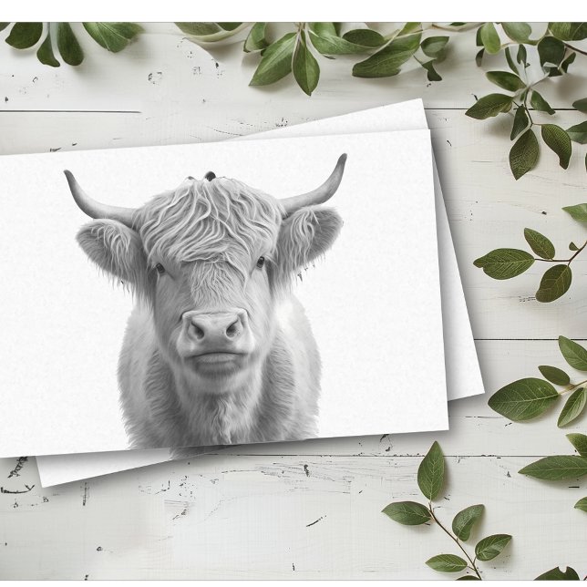 Papel De Seda Vaca das Terras Altas Adorável  (Criador carregado)