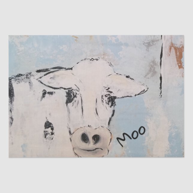 Papel De Seda Vaca do MOO (Frente )