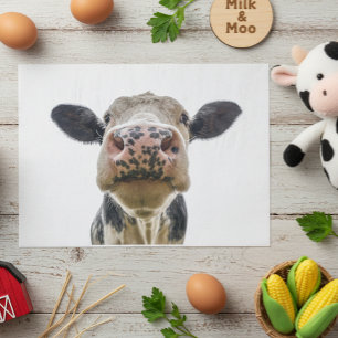 Papel De Seda Vaca Fofo Animal de Fazenda