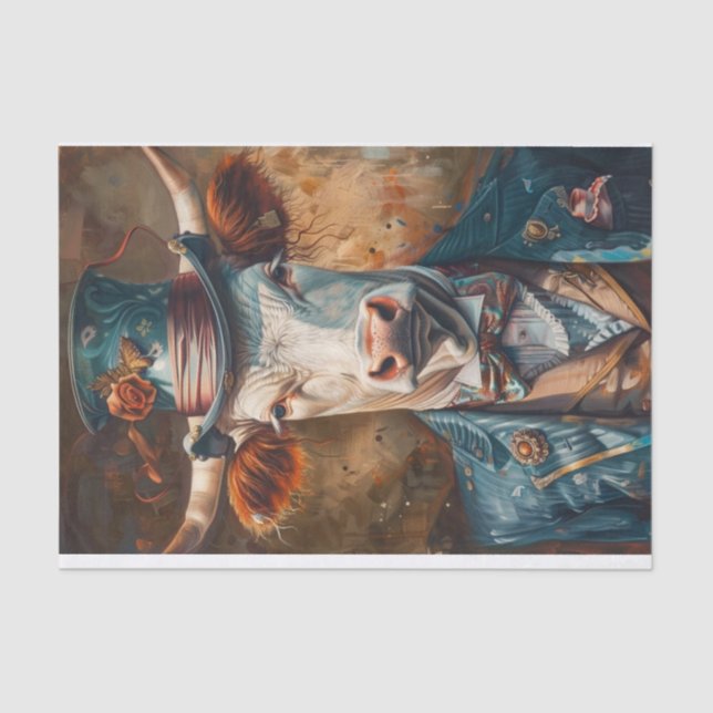 Papel De Seda Vaca Mania14 (Frente )